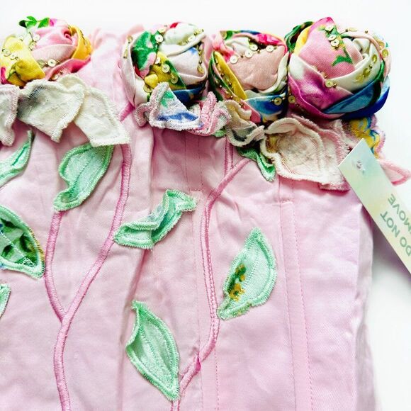 FILLYBOO Lotus 'Carnivale' Corset Mini Dress In Pink NWT - Picture 8 of 15